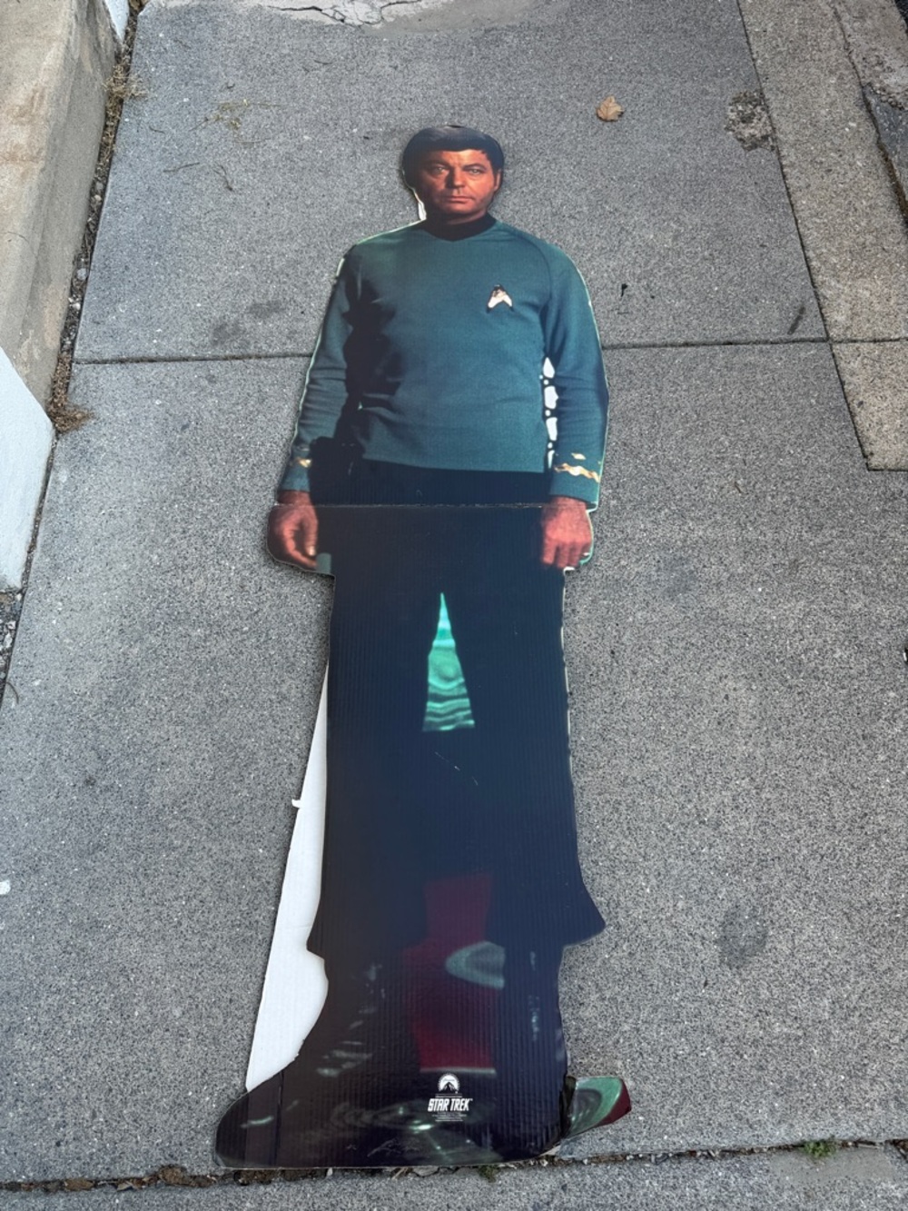 Star Trek Cardboard Standee - Green Uniform